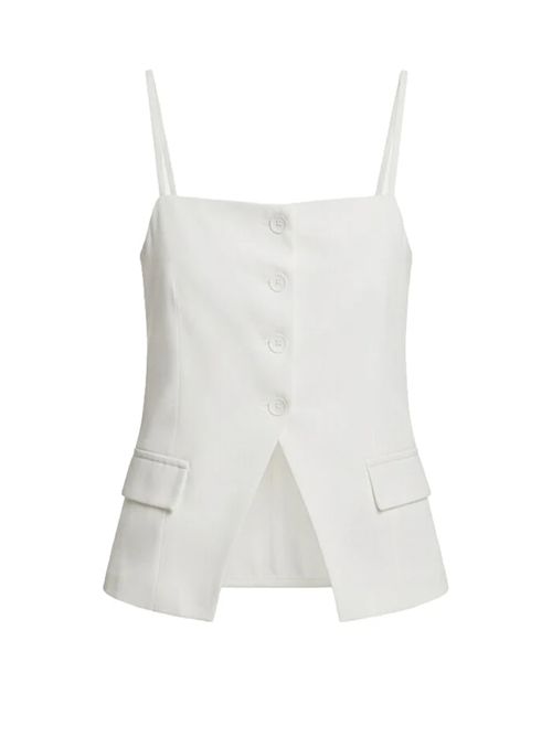 Top sartoriale con spalline e bottoni KOCCA | MENNA/60725